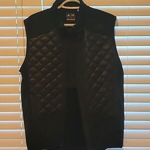 Adidas men's golf vest, black, size s